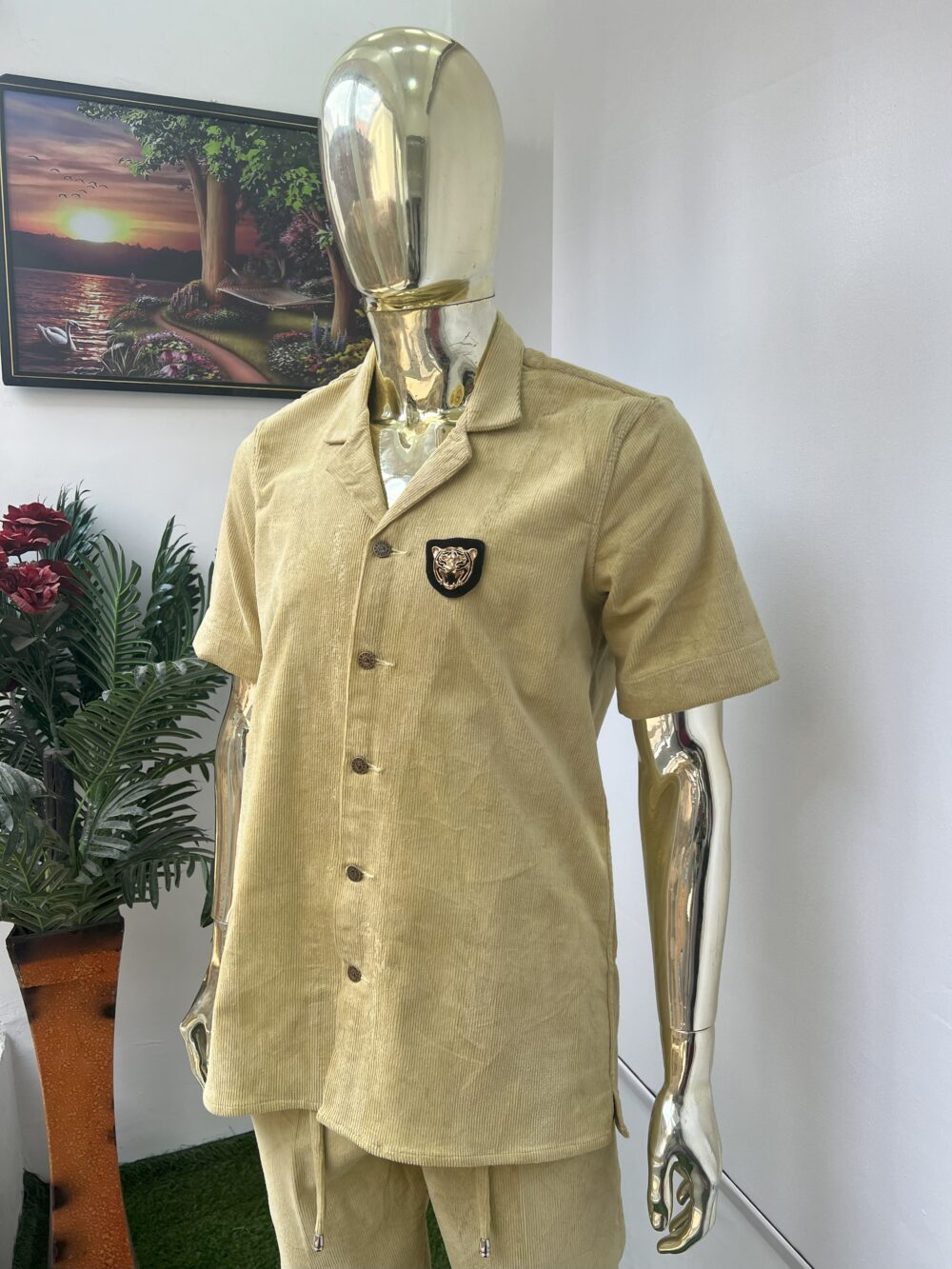 Brown cauldron jacket shirt and pant