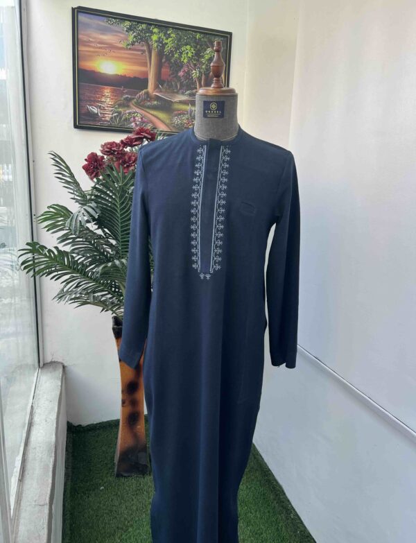 Blue embroidered Arab jalamia