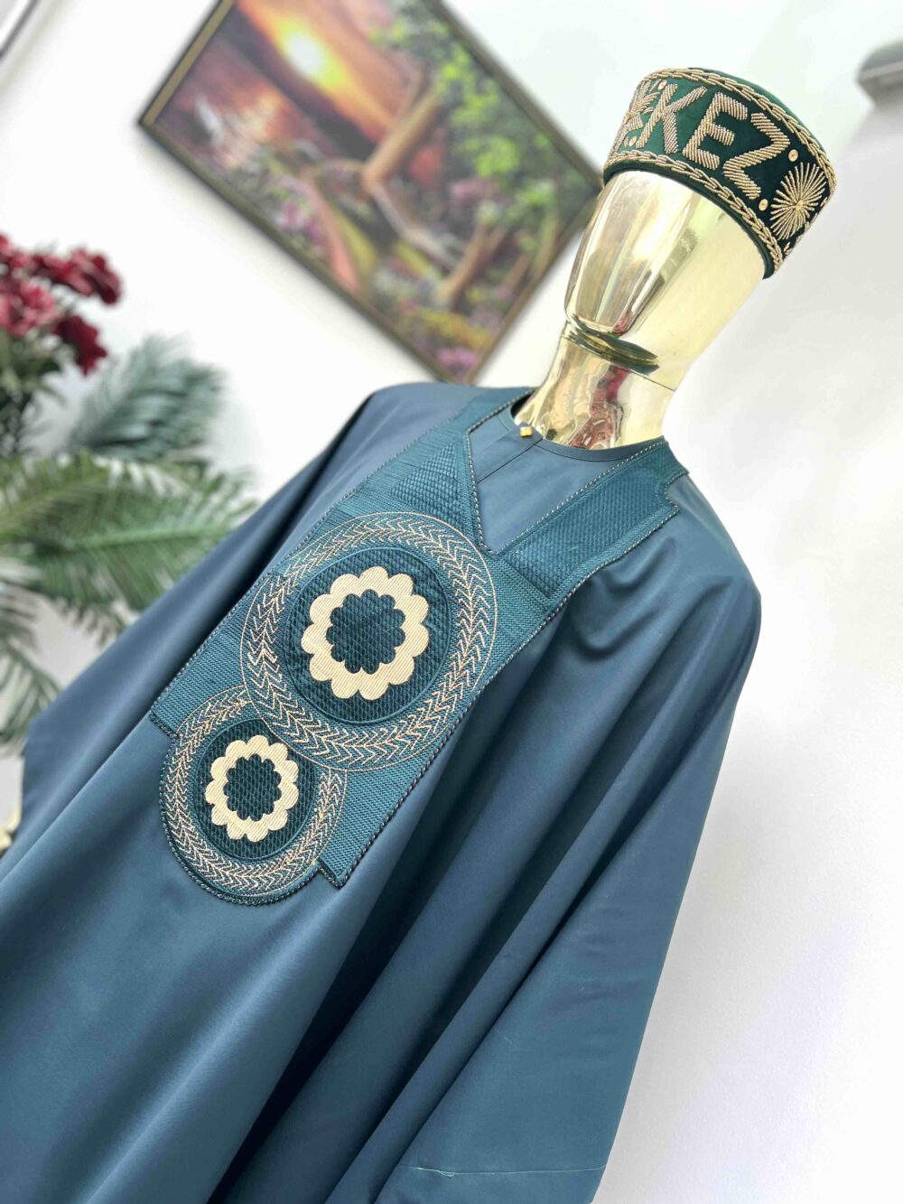 Army embroidered Agbada